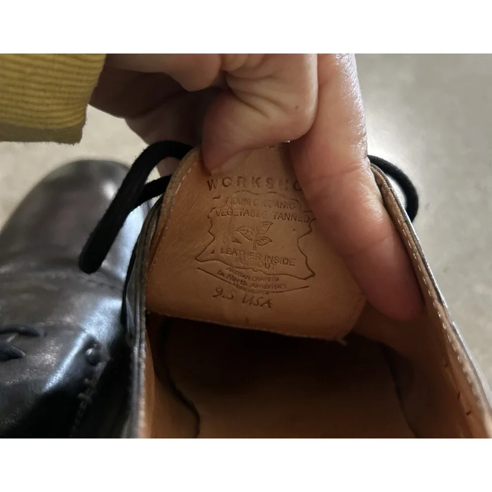 Bed Stu Genoa Derby Cap Toe Mens Leather‎ Lace Up Size 9.5